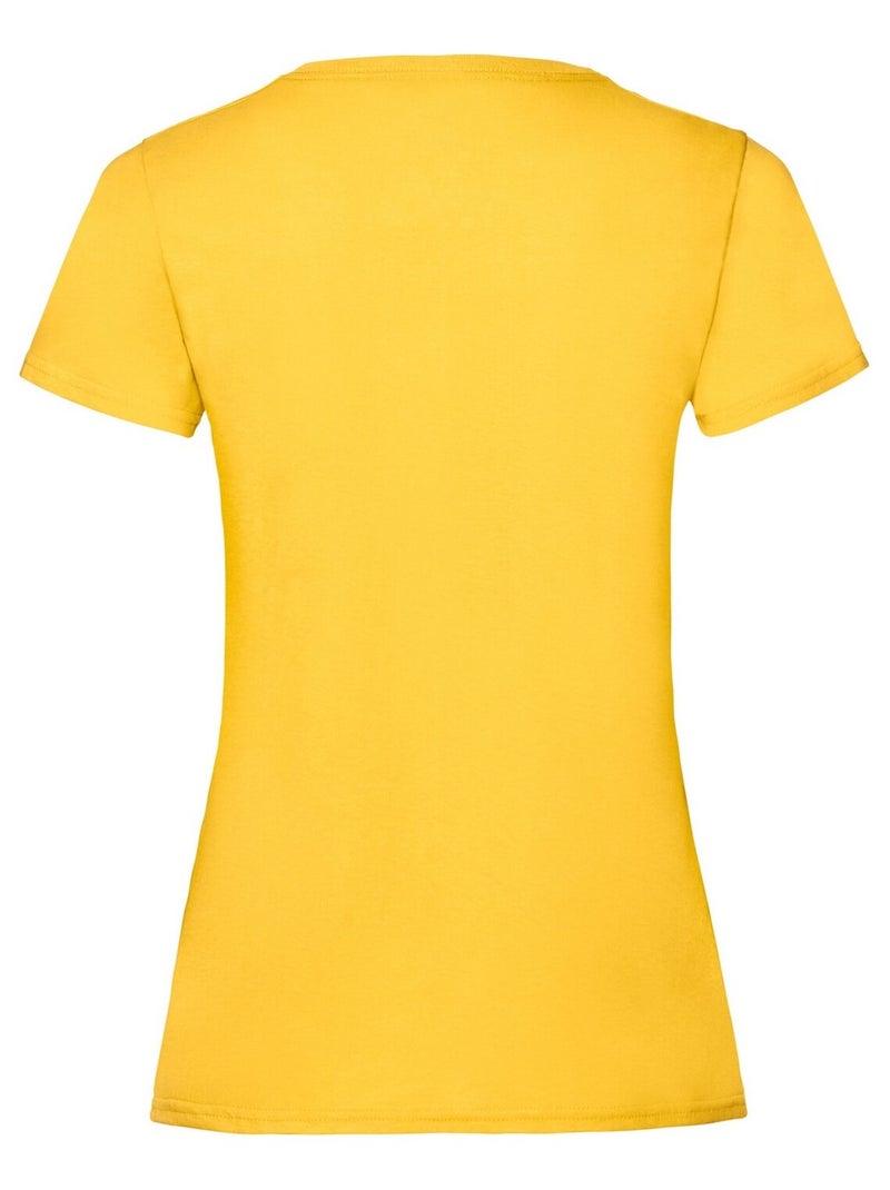 T-shirt valueweight - fruit of the loom Jaune moutarde - Kiabi
