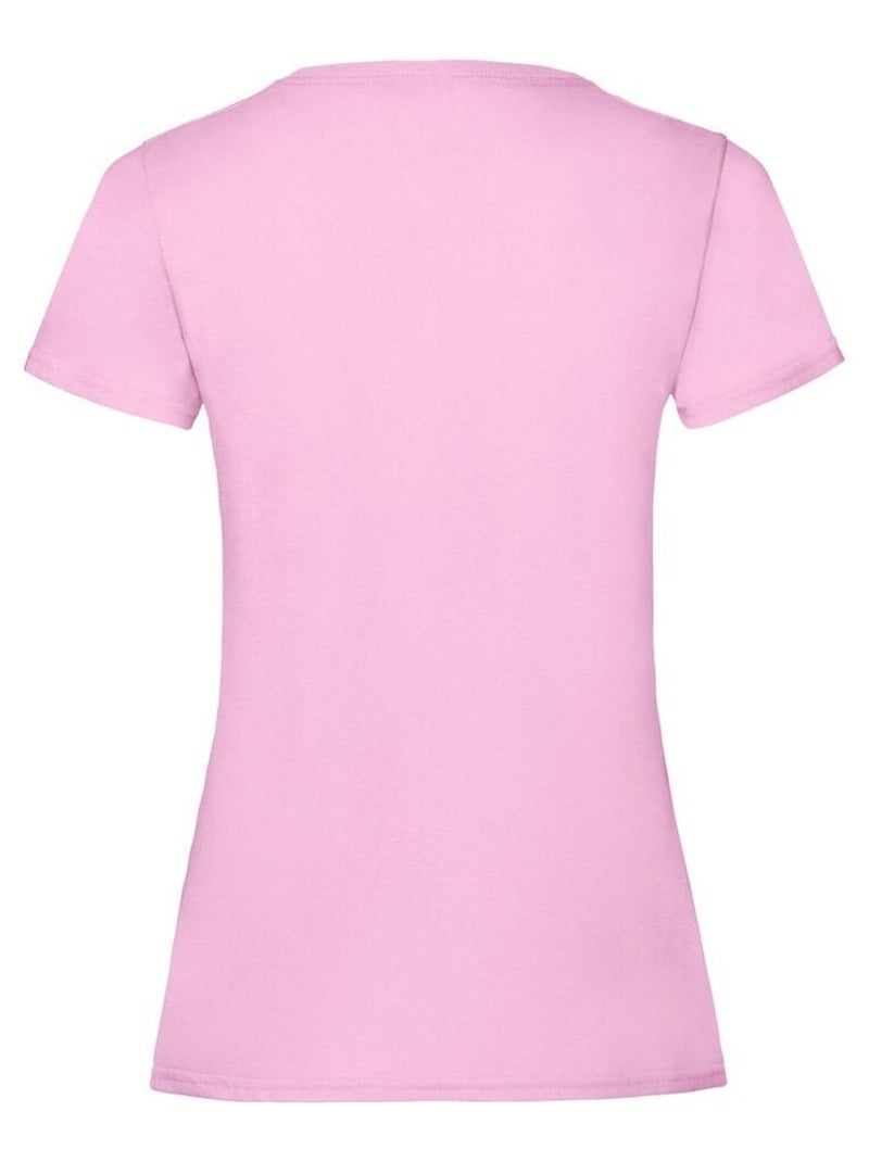 T-shirt valueweight - fruit of the loom Rose clair - Kiabi