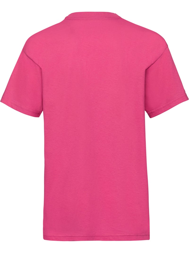 T-shirt valueweight - fruit of the loom Rose fushia - Kiabi