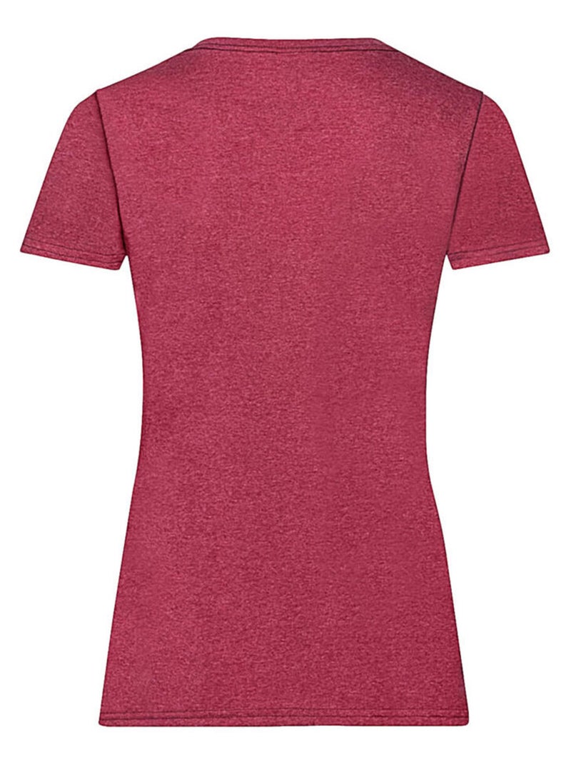 T-shirt valueweight - fruit of the loom Rouge carmin - Kiabi