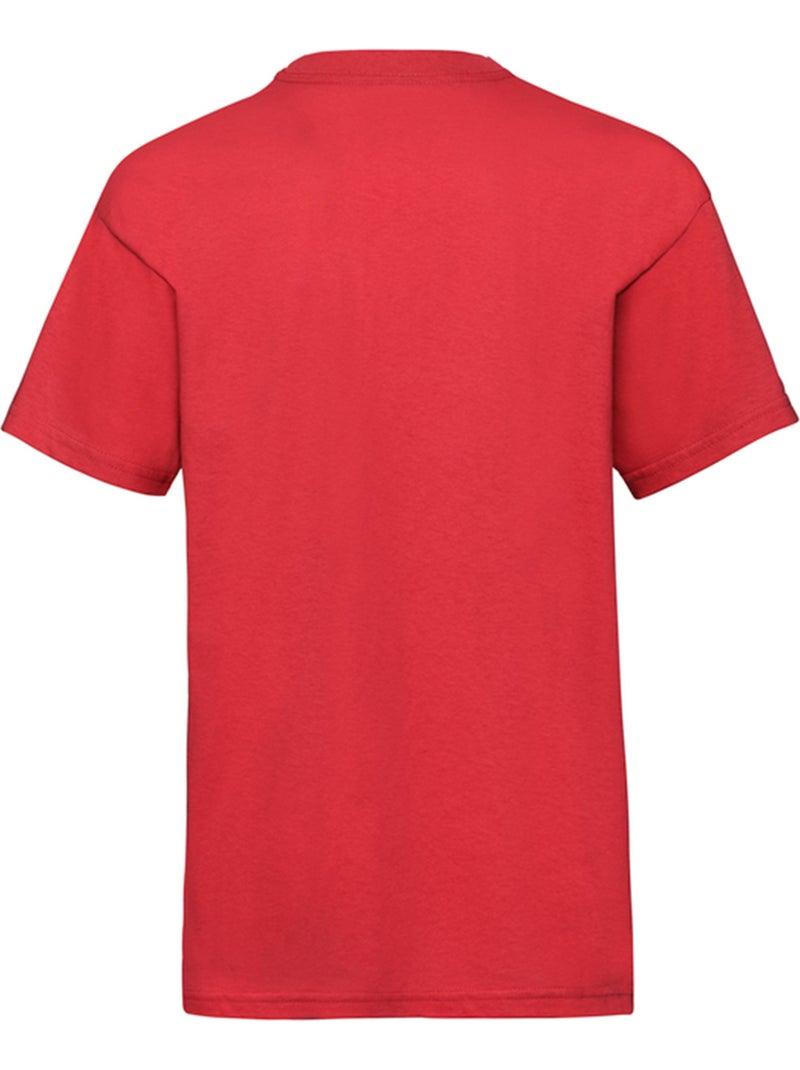 T-shirt valueweight - fruit of the loom Rouge - Kiabi