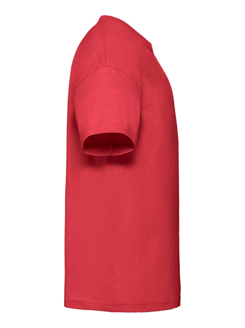 T-shirt valueweight - fruit of the loom Rouge - Kiabi
