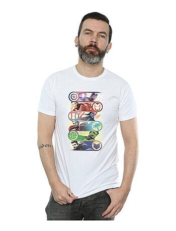 T-shirt vengeurs: endgame original heroes - marvel
