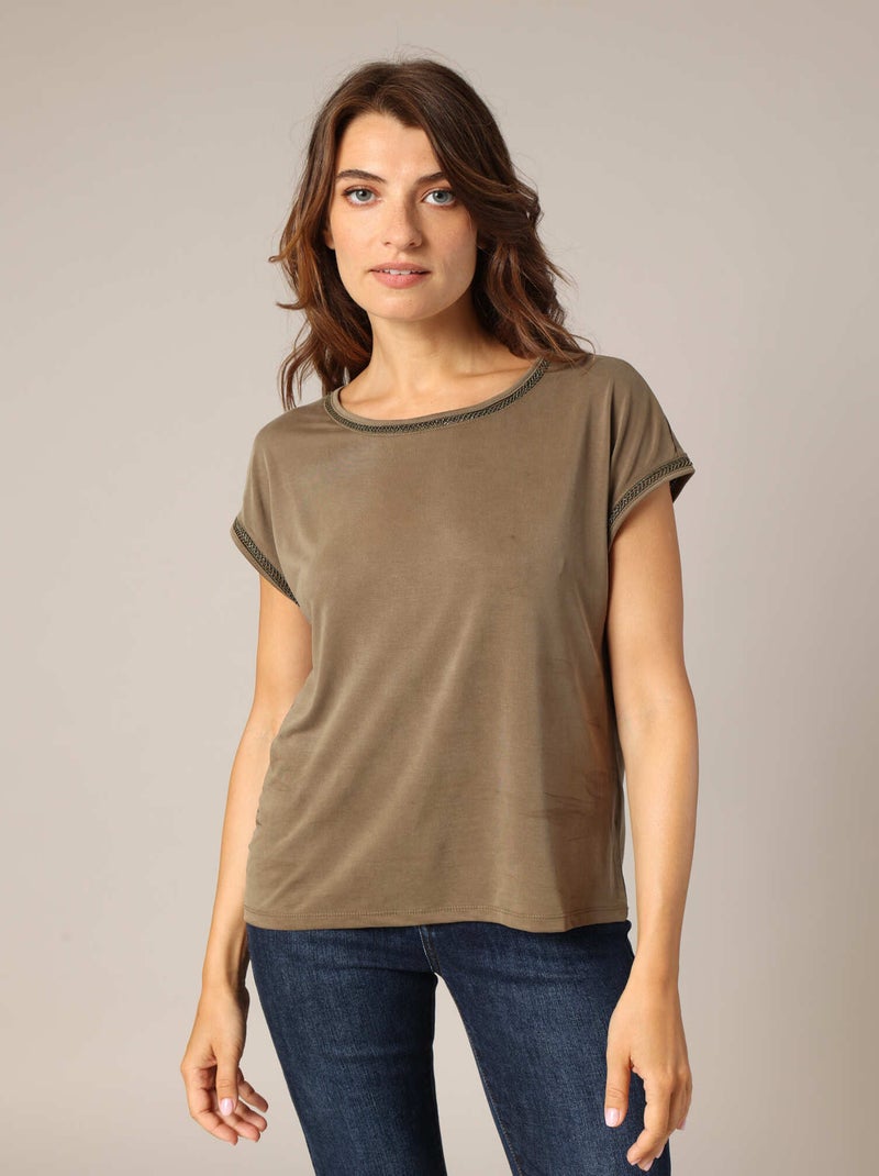 T-shirt VIENNA Kaki - Kiabi