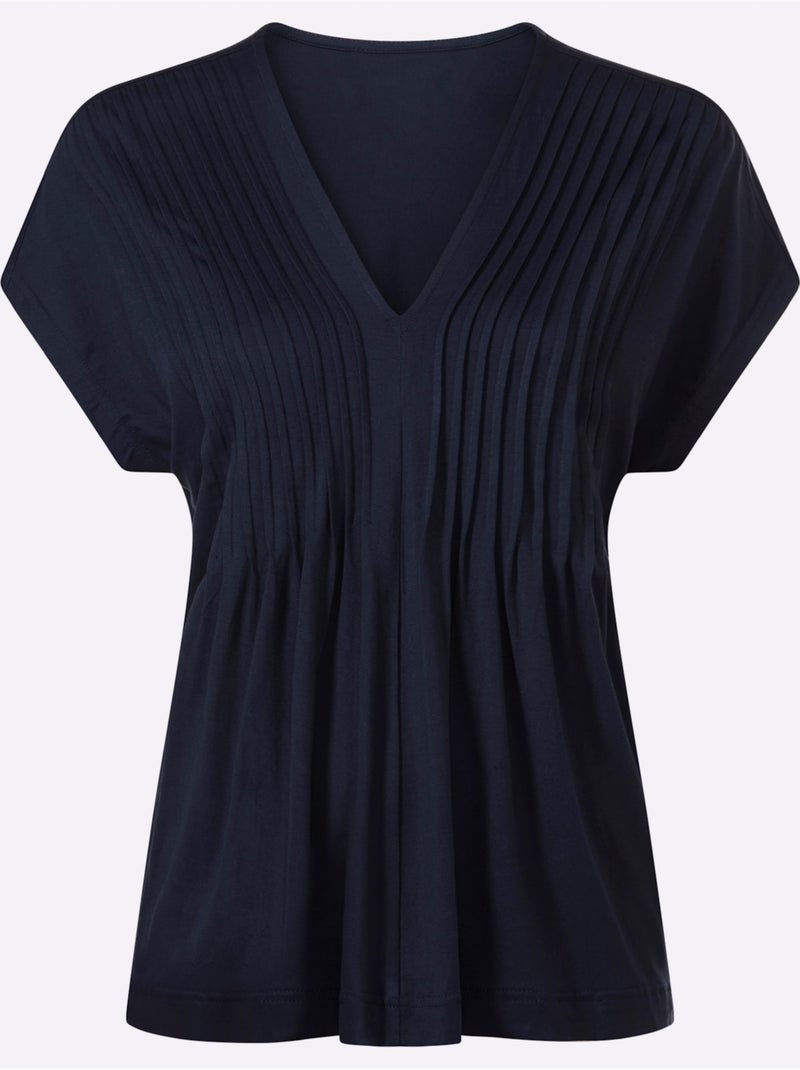 T-shirt Viscose - Taille Standard - Helline Bleu marine - Kiabi