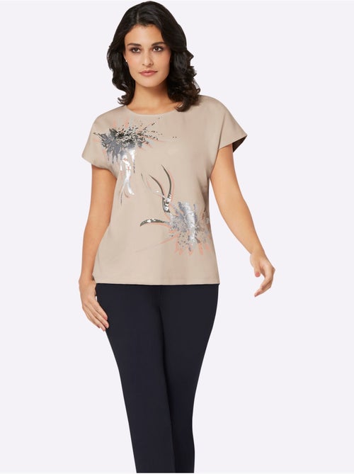 T-shirt Viscose - Taille Standard - Helline - Kiabi