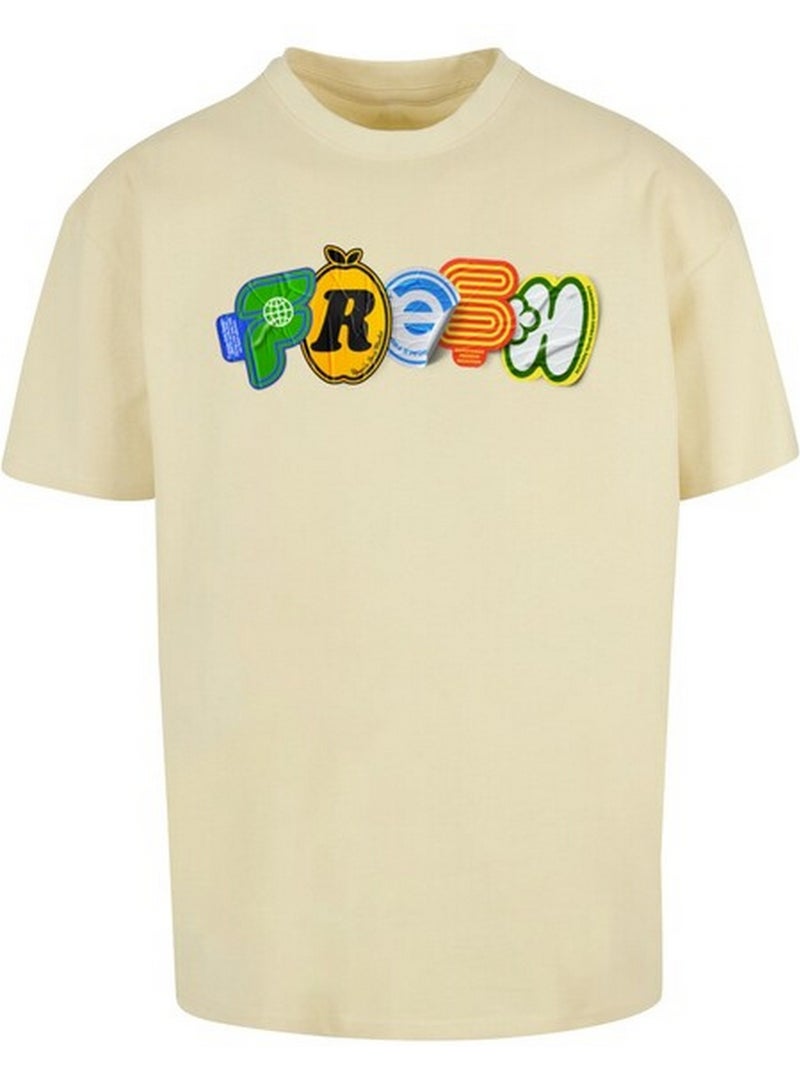 T-shirt vitamin upsc - mister tee Jaune clair - Kiabi