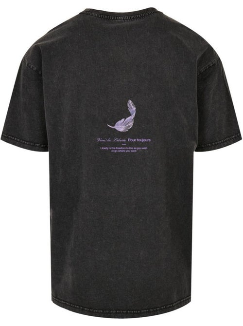 T-shirt vive la liberte - mister tee - Kiabi