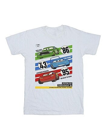 T-shirt voitures piston cup champions - disney