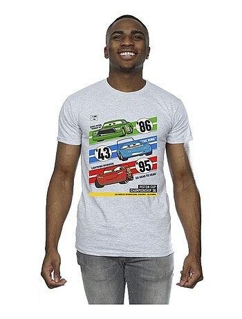 T-shirt voitures piston cup champions - disney