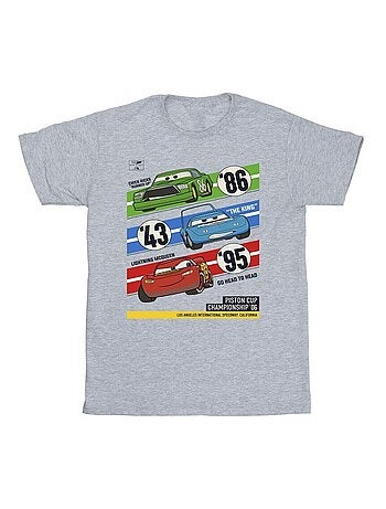 T-shirt voitures piston cup champions - disney