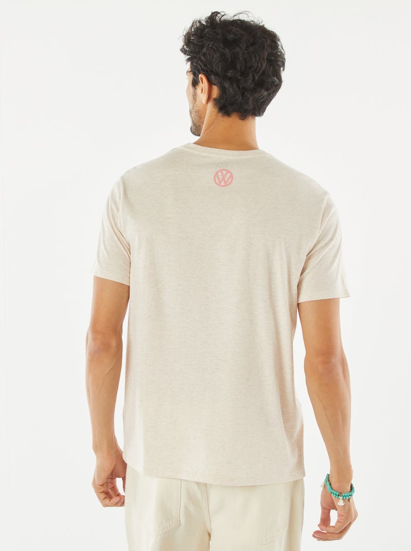 T-shirt 'Volkswagen' manches courtes BEIGE - Kiabi