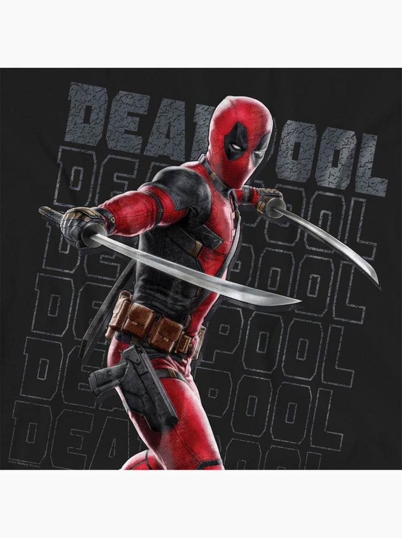 T-shirt wade katanas - deadpool et wolverine Noir - Kiabi