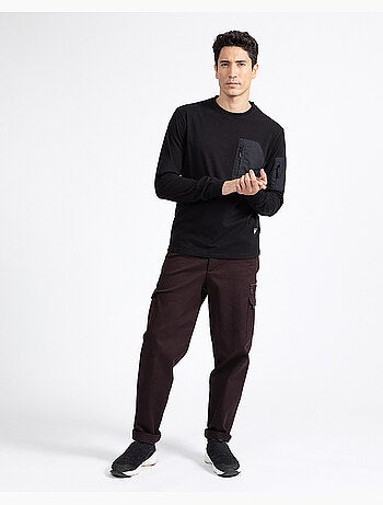 T-shirt walking regular manches longues - new man