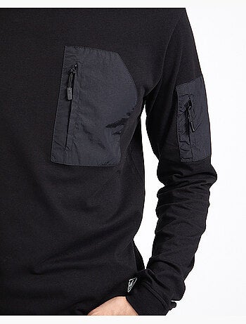 T-shirt walking regular manches longues - new man