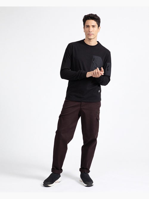 T-shirt walking   regular manches longues - new man - Kiabi