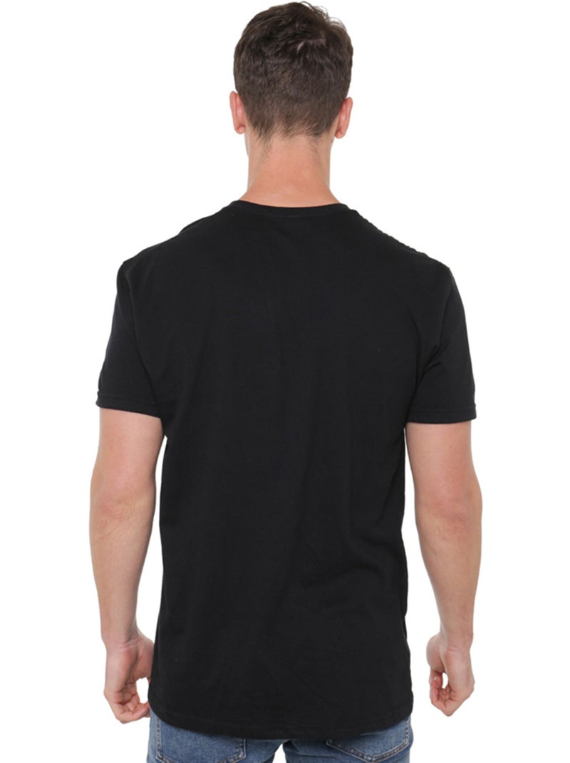 T-shirt washout - mickey mouse et ses amis (mickey mouse) Noir - Kiabi
