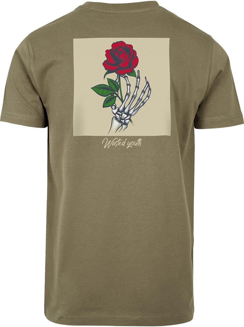 T-shirt wasted youth - mister tee Kaki - Kiabi