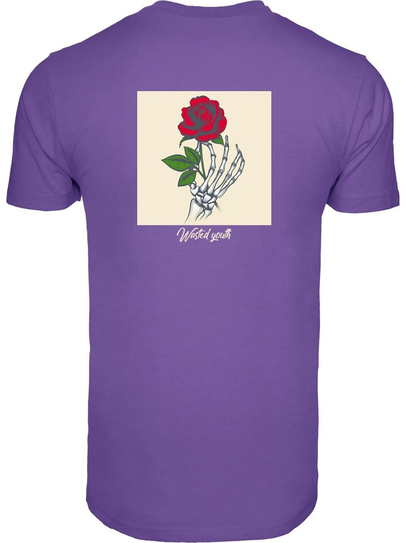 T-shirt wasted youth - mister tee Violet aubergine - Kiabi