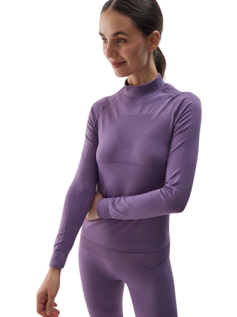 T-shirt waw24useaf156 - 4f Violet clair - Kiabi