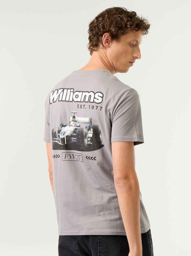 T-shirt 'Williams Racing' à manches courtes Gris - Kiabi