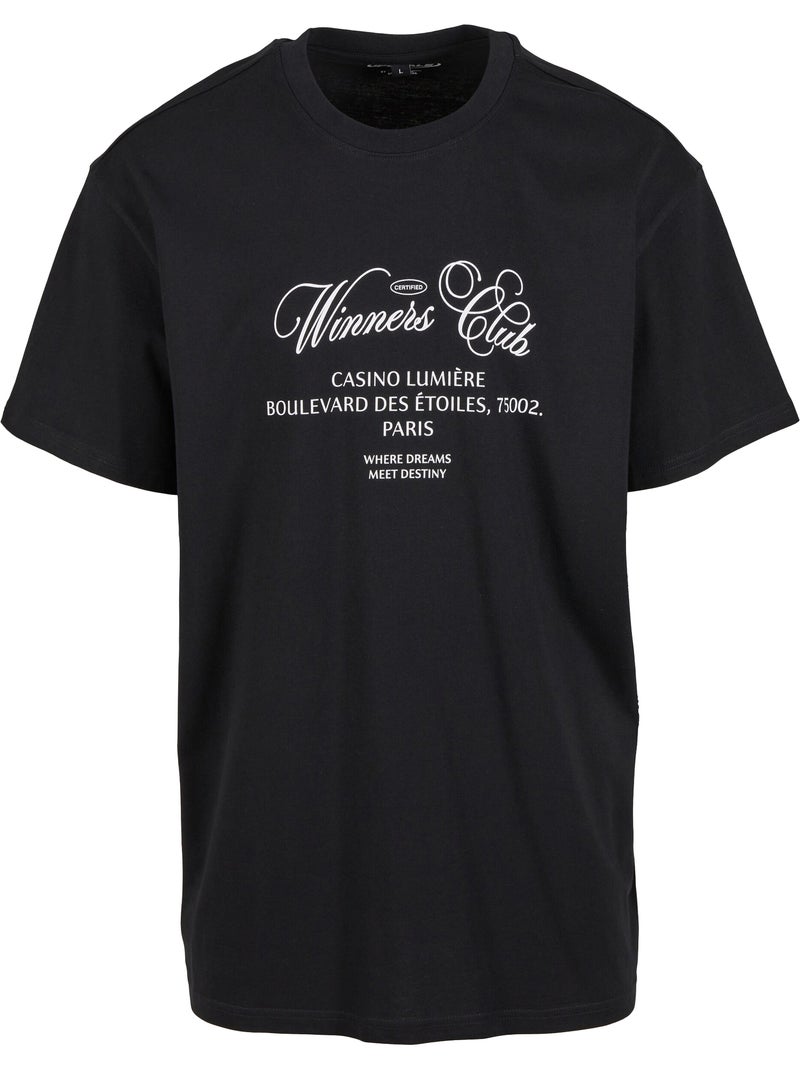 T-shirt winners club - mister tee Noir - Kiabi