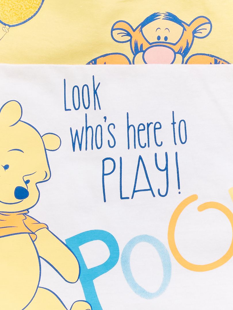 T-shirt 'Winnie' en maille jersey jaune - Kiabi