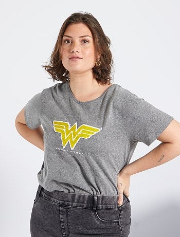 T-shirt 'Wonder Woman' à sequins réversibles