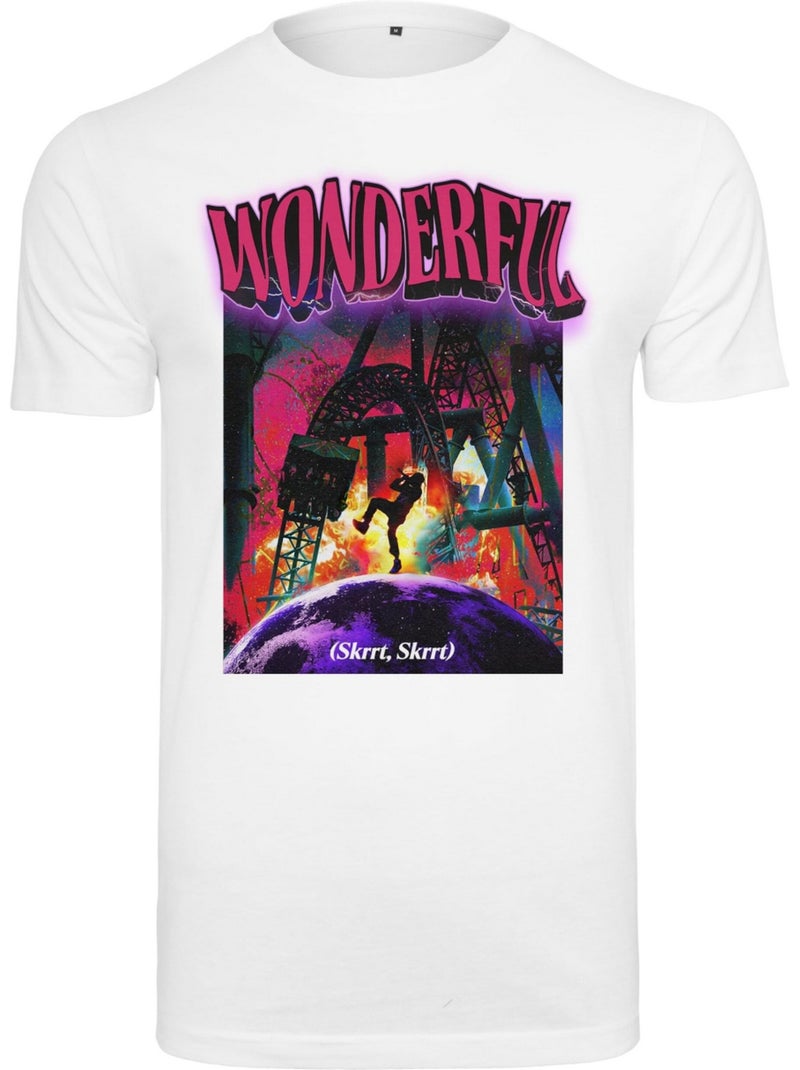 T-shirt wonderful - mister tee Blanc - Kiabi