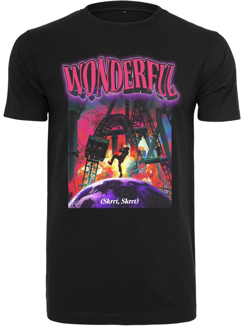 T-shirt wonderful - mister tee Noir - Kiabi