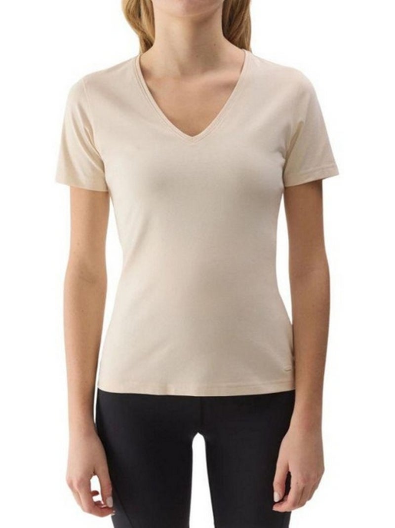 T-shirt wss24ttshf1359 - 4f Beige - Kiabi