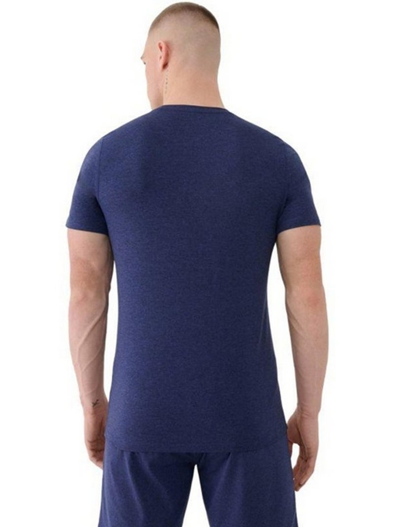 T-shirt wss25tftsm1344 - 4f Bleu marine - Kiabi