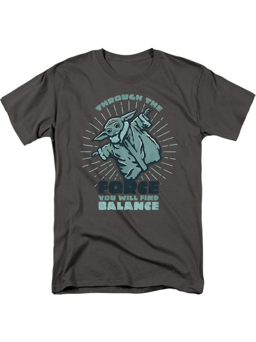 T-shirt you will find balance - la guerre des étoiles the mandalorian (grogu) - Kiabi