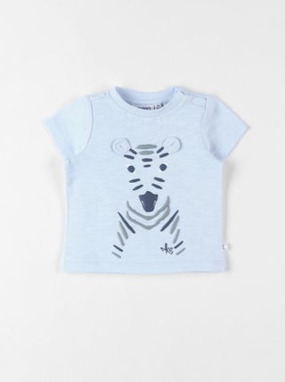 T-shirt zèbre à courtes manches, Noukie's