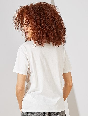 T-shirt 'zèbre' brodé - Kiabi