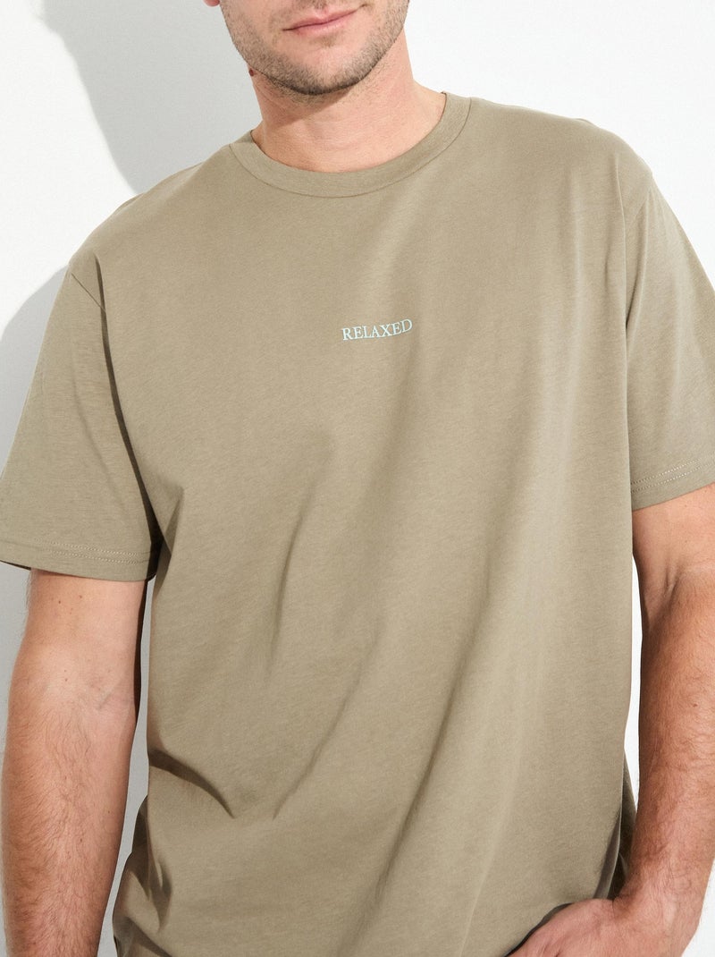 T-shirt, Coupe décontractée  MO Fashion Vert - Kiabi