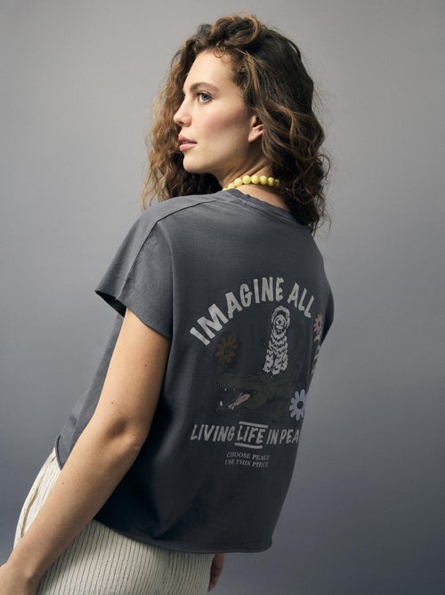 T-shirt, Langage de la paix  MO Fashion - Kiabi