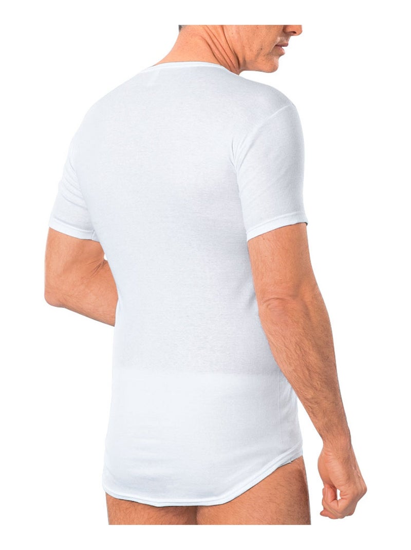 T-shirts à col rond et dos couvrant Blanc - Kiabi