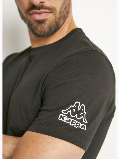 T-shirts avec col rond et logo épaule - Kiabi