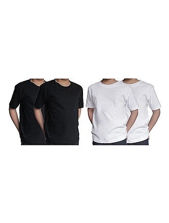 T shirts Enfant Lot de 4 Uni Ozabi Basic