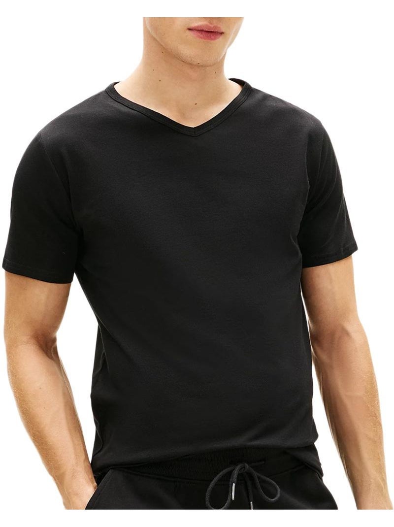 T-Shirts Homme Tommy Hilfiger Stretch Noir - Kiabi