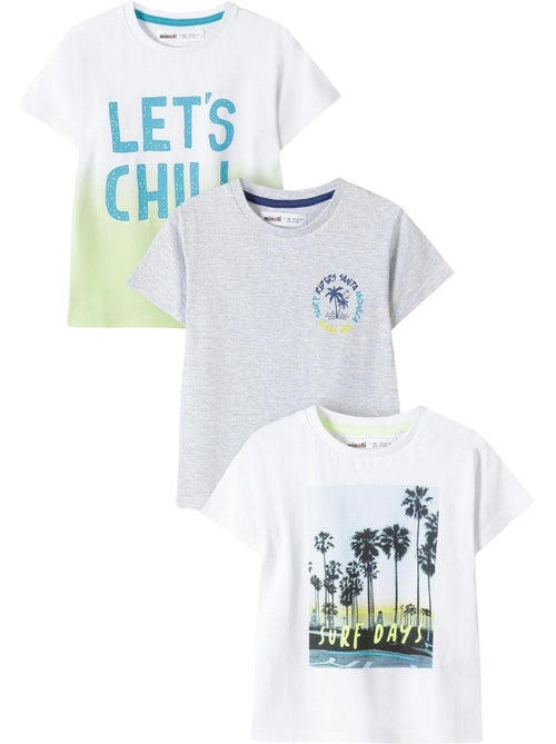 T-shirts manches courtes motif/style imprimé - minoti - Kiabi