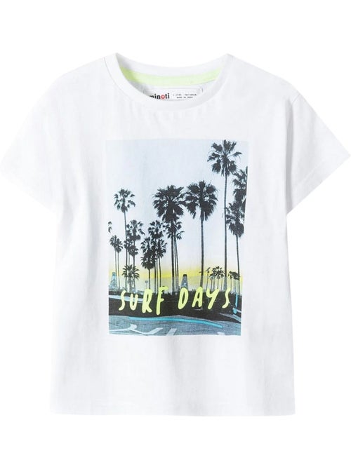 T-shirts manches courtes motif/style imprimé - minoti - Kiabi