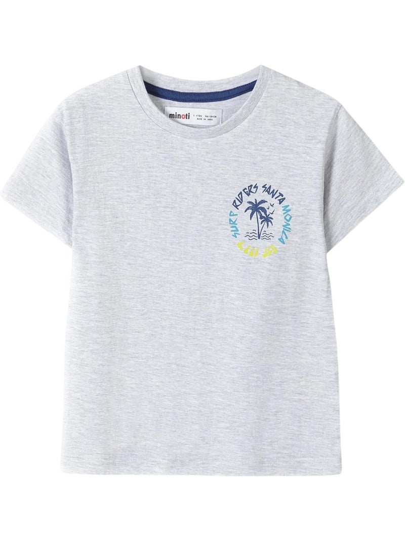 T-shirts manches courtes motif/style imprimé - minoti Blanc - Kiabi