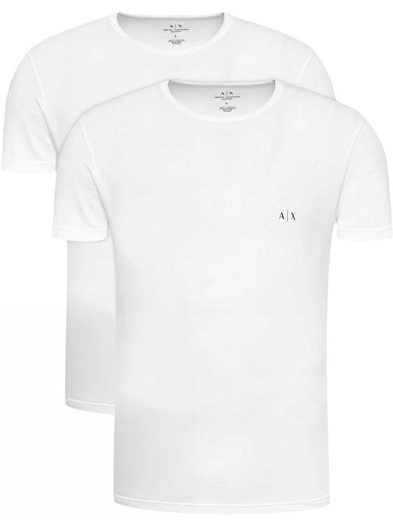 T-shirts motif/style logo - armani exchange Blanc - Kiabi