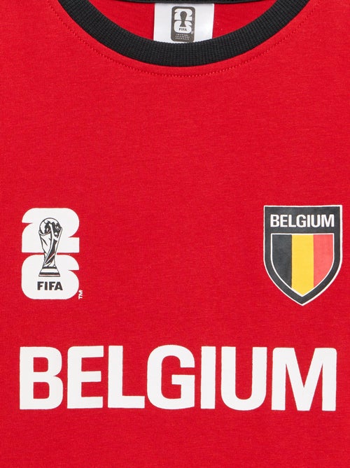 T-shirts sous licence officielle de La Coupe du Monde de la FIFA 26™ - Belgique - Kiabi
