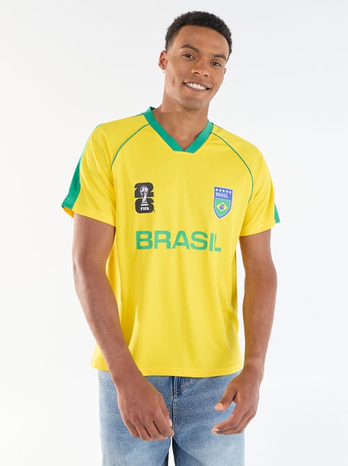 T-shirts sous licence officielle de La Coupe du Monde de la FIFA 26™ - Brésil - Kiabi T-shirts sous licence officielle de La Coupe du Monde de la FIFA 26™ - Brésil - Kiabi