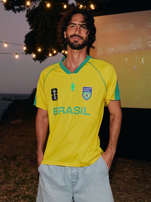 T-shirts sous licence officielle de La Coupe du Monde de la FIFA 26™ - Brésil - Kiabi T-shirts sous licence officielle de La Coupe du Monde de la FIFA 26™ - Brésil - Kiabi