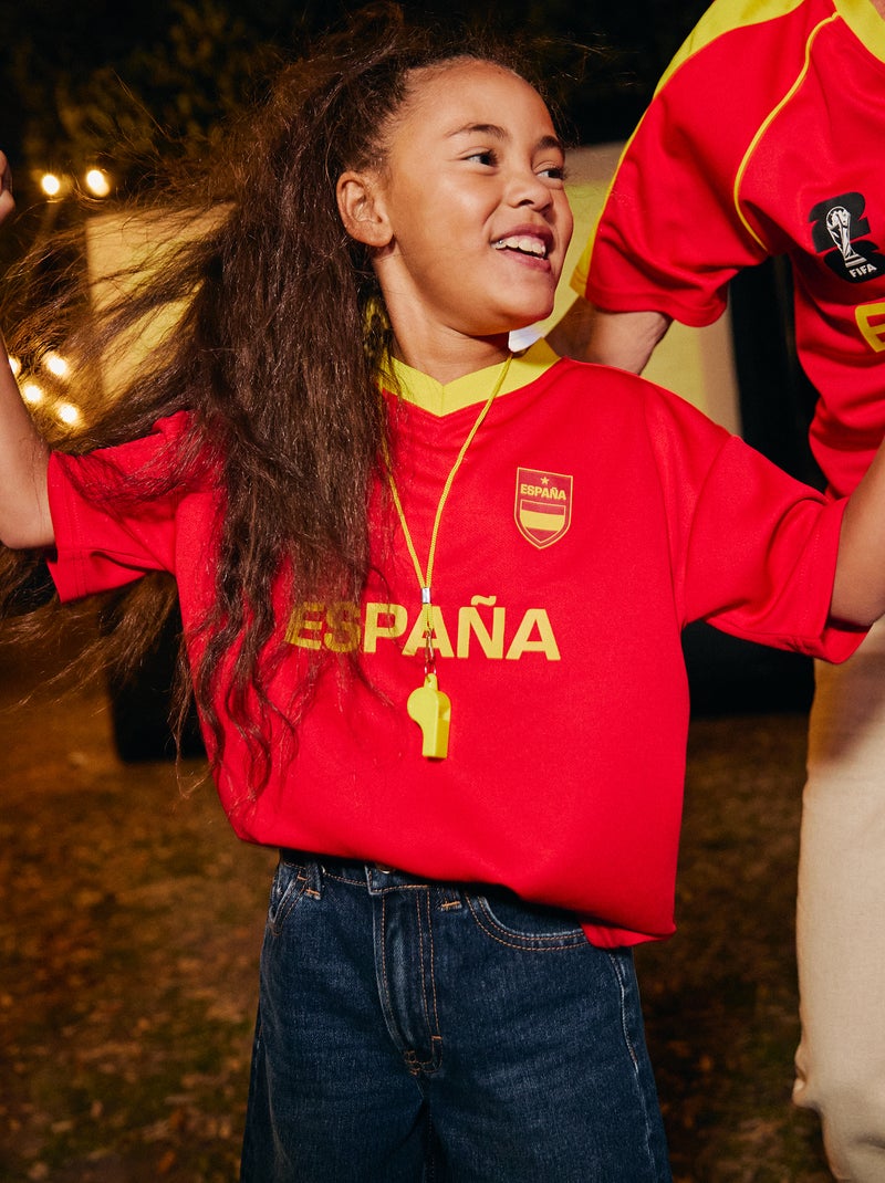 T-shirts sous licence officielle de La Coupe du Monde de la FIFA 26™ - Espagne Rouge - Kiabi