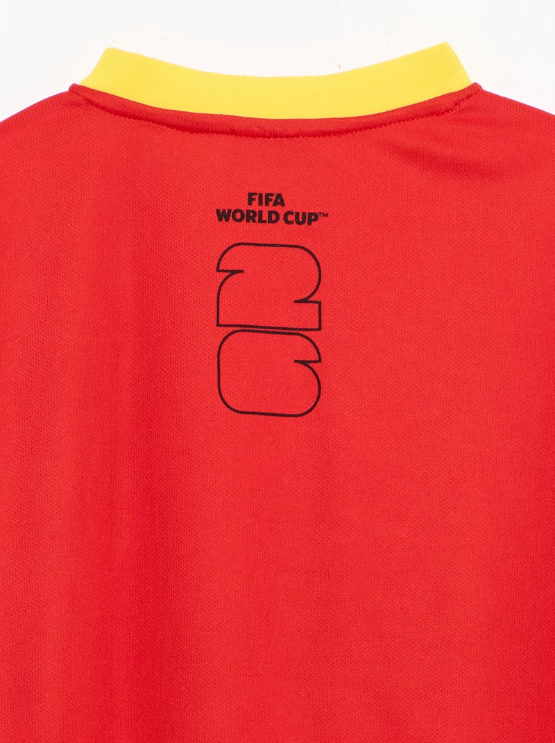 T-shirts sous licence officielle de La Coupe du Monde de la FIFA 26™ - Espagne Rouge - Kiabi